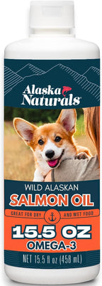 Wild Alaskan Salmon Oil for Dogs - Omega 3 EPA DHA Supplement - 946 ml