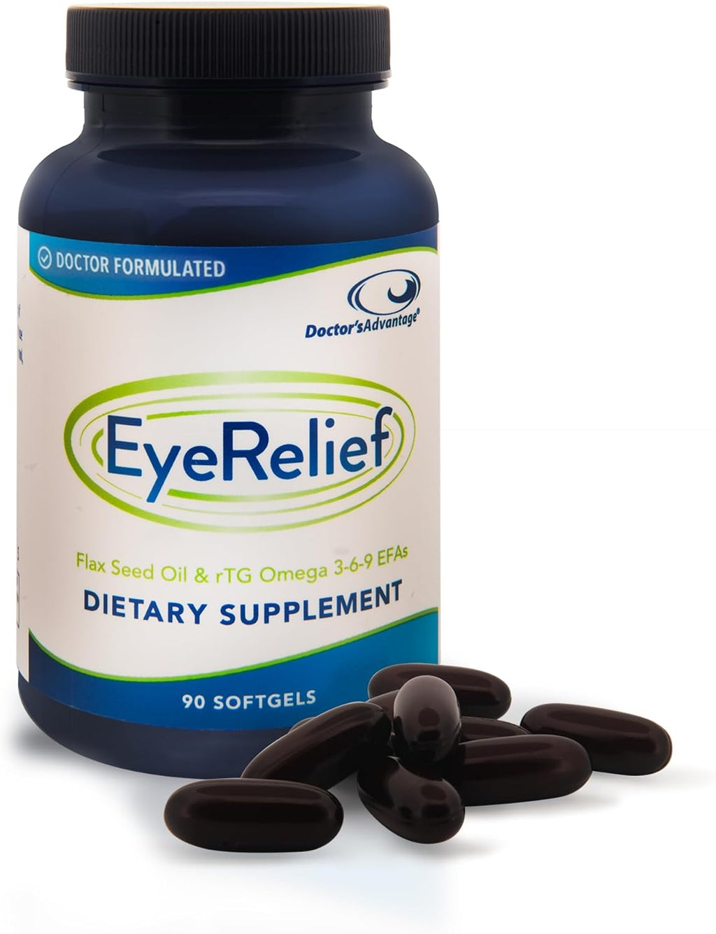 Doctor’s Advantage Eye Relief – Suplemento Ocular con Omega 3 – 90 Cápsulas Blandas