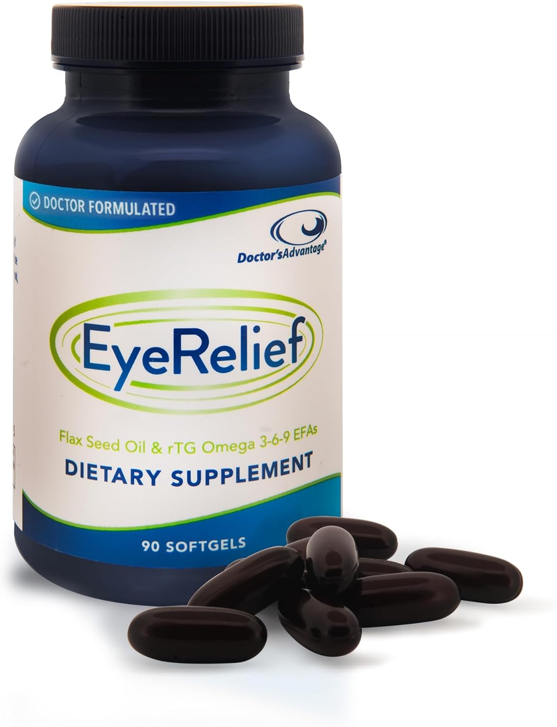 Doctor’s Advantage Eye Relief – Suplemento Ocular con Omega 3 – 90 Cápsulas Blandas