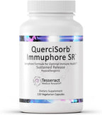 QuerciSorb Immuphore SR Quercetina con Vitamina C, D3 y Zinc - Apoyo Inmunitario - 400mg, 120 Cápsulas Vegetales