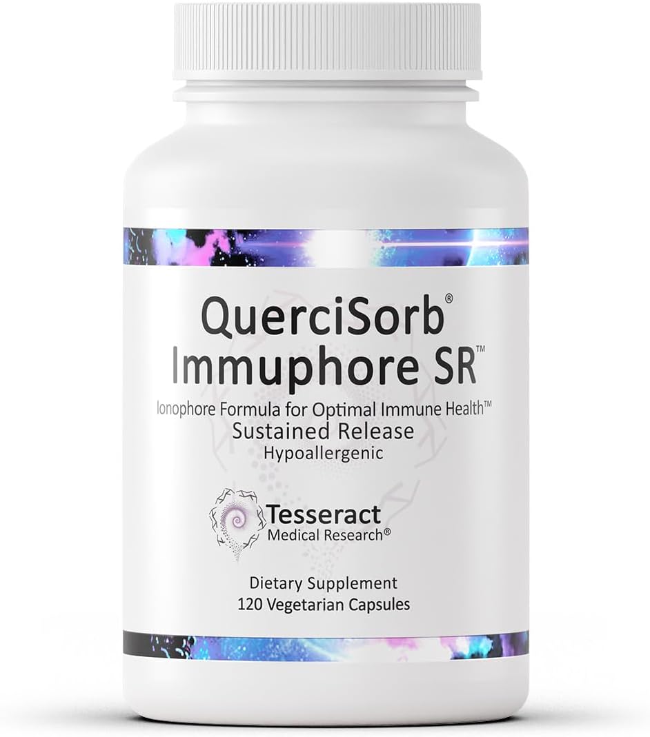 QuerciSorb Immuphore SR Quercetina con Vitamina C, D3 y Zinc - Apoyo Inmunitario - 400mg, 120 Cápsulas Vegetales