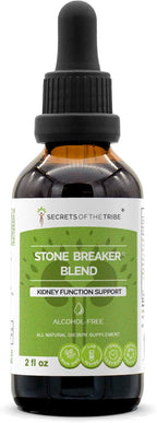 Secrets of the Tribe Stone Breaker Blend Extracto Sin Alcohol - Tintura de Hierbas para el Bienestar Renal (118 ml)