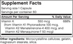Futurebiotics Triple Play Vitamin K Capsules, 60 Capsules