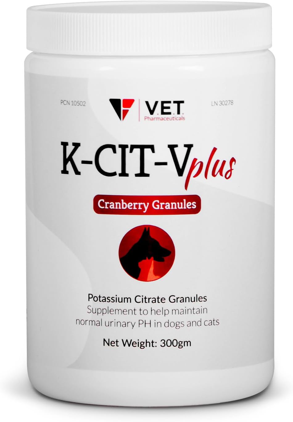 K-CIT-V Plus Cranberry 300 g Granulados para Perros y Gatos