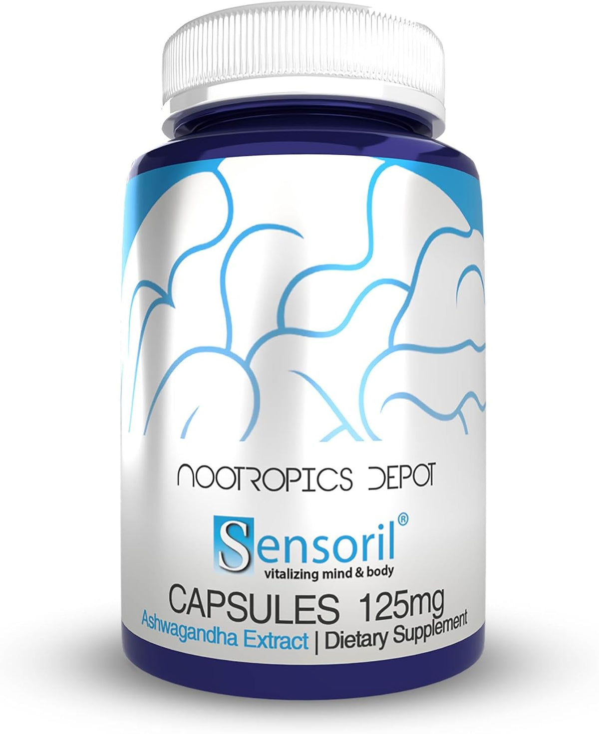 Nootropics Depot Sensoril Ashwagandha 125 mg – Energía saludable: puede contribuir a mantener niveles de energía – Image 1