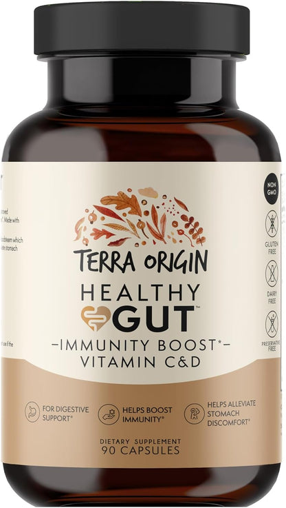 TERRA ORIGIN Healthy Gut Cápsulas para la – PepZinGI (Zinc Carnosina): Ayuda a proteger la mucosa gástrica y a – Image 8