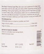 Doc Roy's Derma Coat Plus, Soft Chews with Omega 3-6-9 and Biotin for Dogs, 120 Count