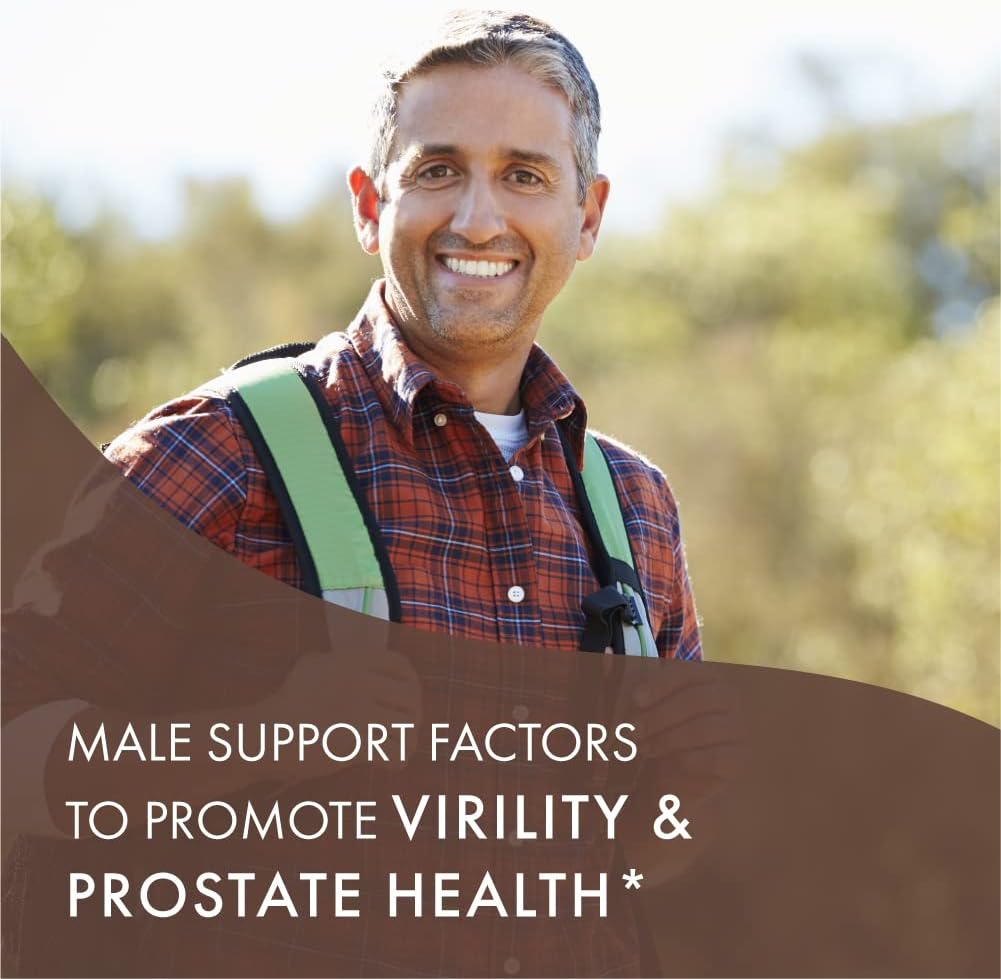 Pure Essence Labs Longevity Multivitamínico para Hombres Mayores de 40 Años - con Superalimentos, Minerales, Enzimas, Vitamina D3, B12, Biotina - 120 Comprimidos
