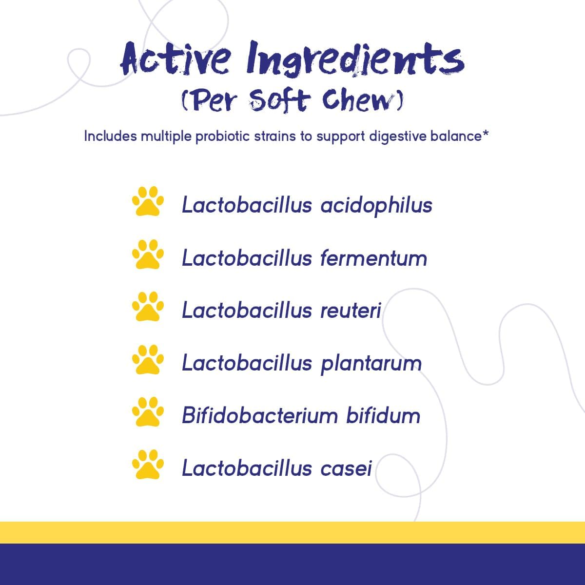 PupGrade Apoyo Digestivo para Perros, Sabor a Pato - 60 Masticables Suaves
