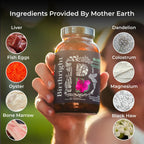 Birthright Bloom Suplemento Prenatal – Alimento Integral de Origen Animal con Hígado, Huevas, Médula Ósea y Colostro