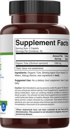 Organic Tulsi (Holy Basil) 1500mg, 90 Vegetarian Tablets