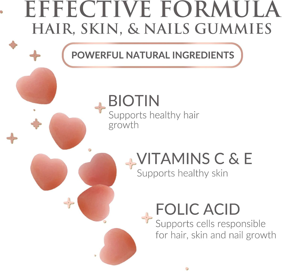 Hair Vitamins Gummies - Gominolas Sin Azúcar – El mantenimiento del cabello en condiciones normales. – Image 6