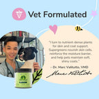 kin+kind Suplemento para la Piel y el Pelaje de Perros y Gatos – Vitaminas Naturales con Ingredientes Orgánicos – 3x8 oz