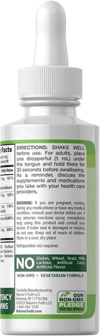 Complejo B Líquido Sublingual con B-12 Sabor Natural Arándano - 2 frascos de 59 ml