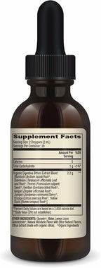 Dr. Mercola Organic Digestive Bitters Liquid Drops - 2 fl. oz. (30 porciones), Paquete de 3