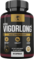 Ultra VigorLong Supplement Advanced Formula, Ultra VigorLong for Men, Ultra Vigorlong Capsules, 90 Count