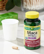 Raíz de Maca Orgánica 500mg Cápsulas para Hombre y Mujer