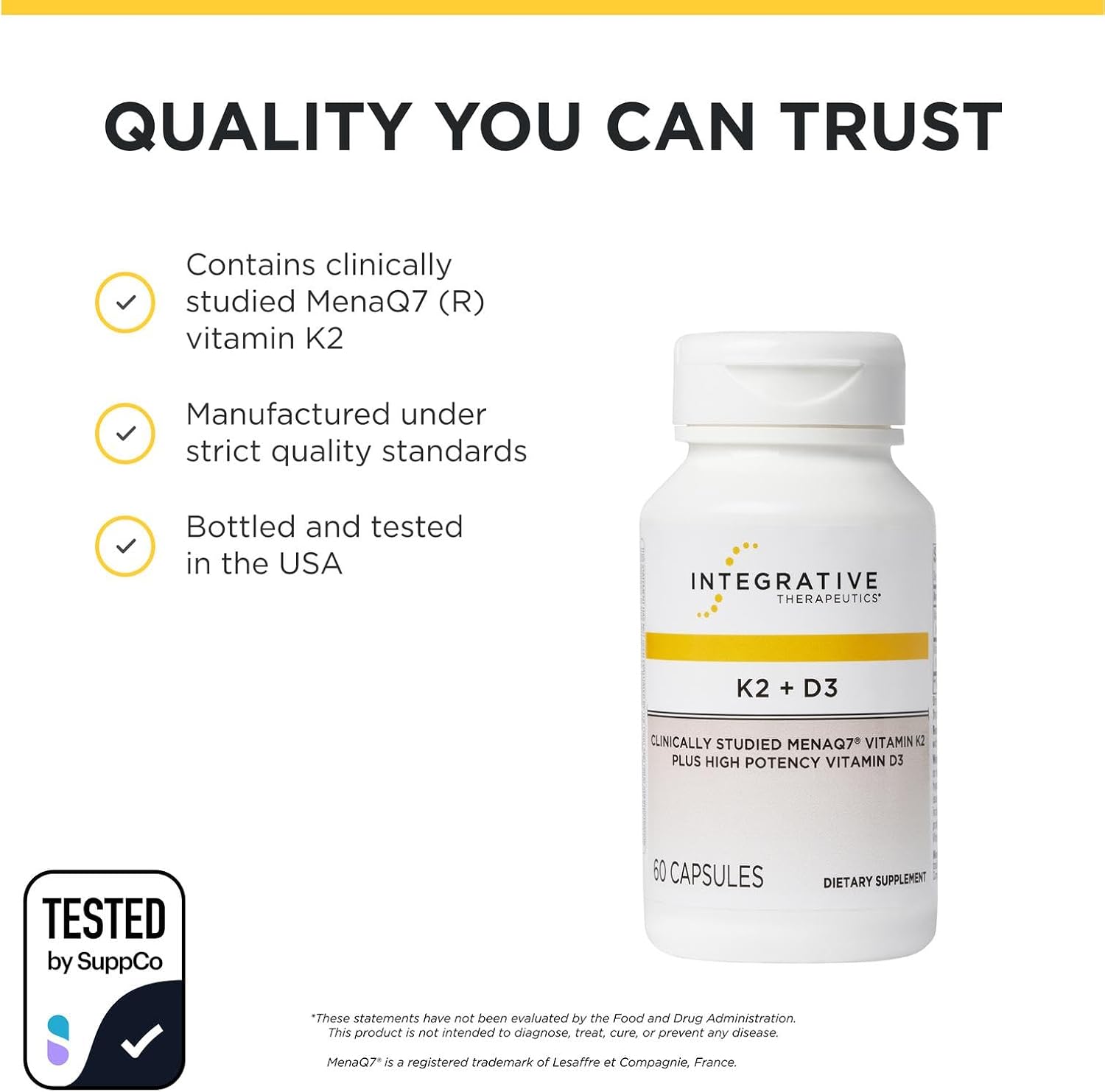Integrative Therapeutics K2 + D3 - 60 Cápsulas