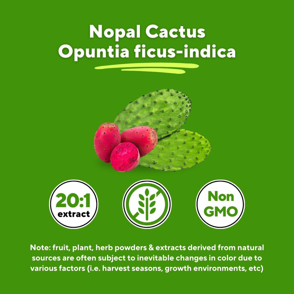 Vitapia Extracto de Nopal Cactus - 120 Cápsulas Vegetales - Sin Gluten y No-GMO