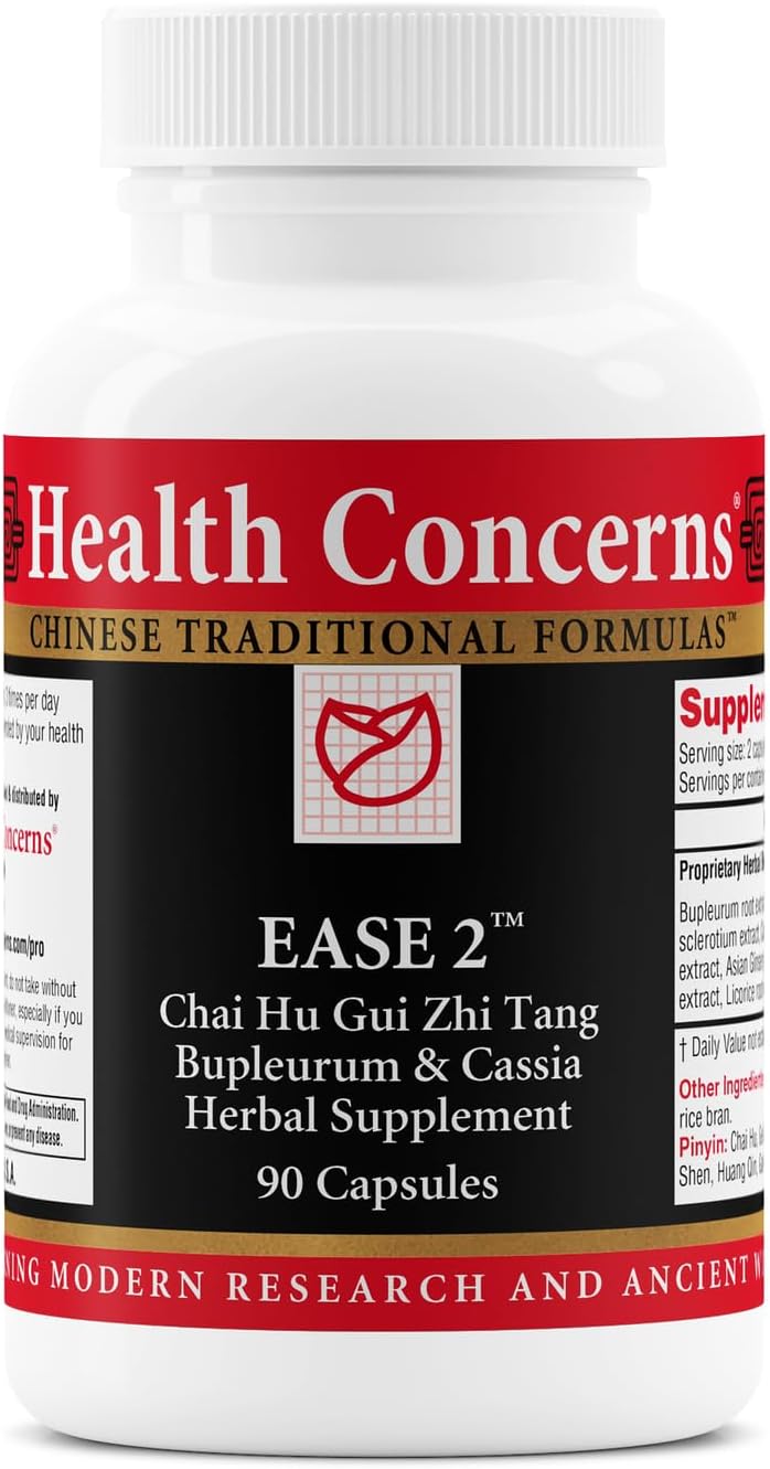 Health Concerns Ease 2 – Soporte Hepático y Digestivo – Fórmula de Hierbas Chinas – 90 Cápsulas