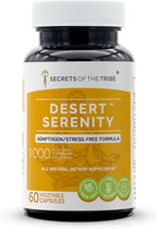 Desert Serenity – Fórmula Adaptógena Anti-Estrés, Mezcla de Suplementos Herbales (60 Cápsulas)