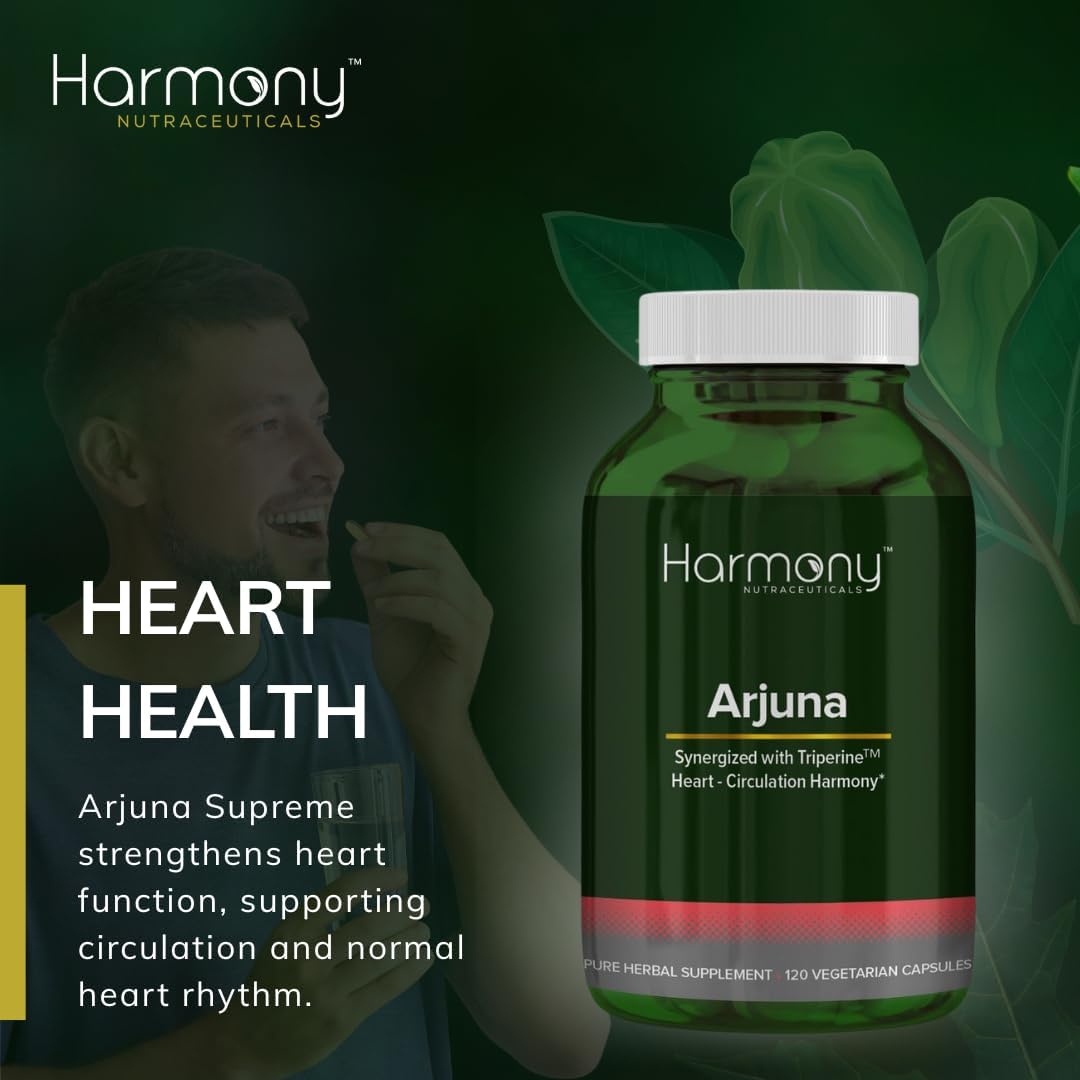 Arjuna Supreme – Sinergizado con Triperine – 120 Cápsulas Veganas