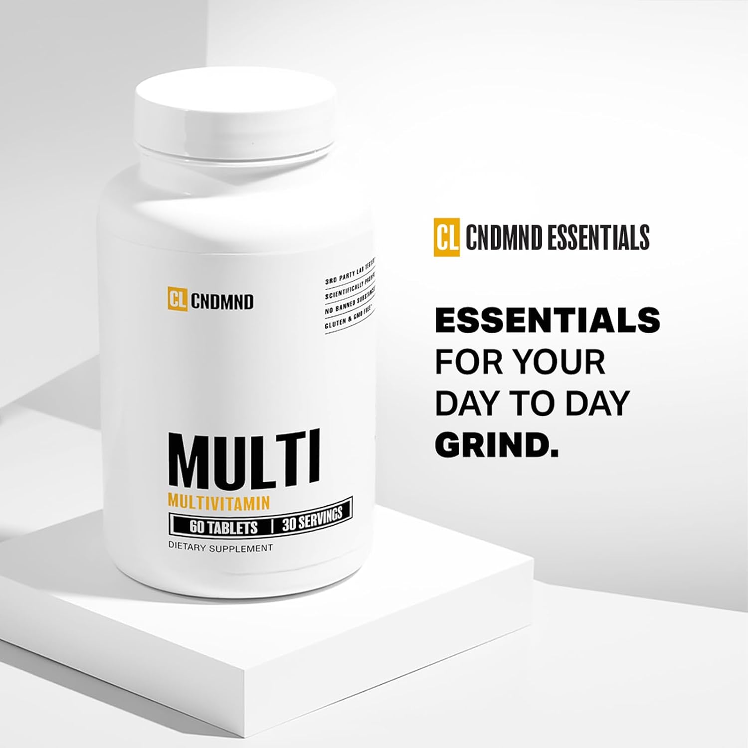 CONDEMNED Multivitamin para Hombres y Mujeres – Vitaminas y Minerales Esenciales – 60 Comprimidos