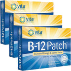 Vita Sciences Parche de Vitamina B12 - Fórmula de Fuerza Extra para Hombres y Mujeres, 1 Mes de Suministro