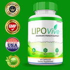 LipoVive Cápsulas, Fórmula Avanzada de Máxima Potencia, Suplemento Premium con Ingredientes Naturales (2 Envases)