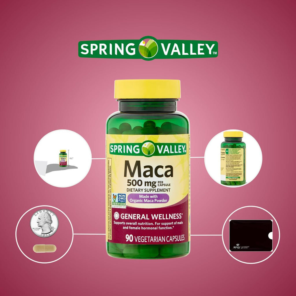 Maca 500 mg - Suplemento para Bienestar General