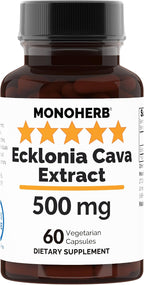 MONOHERB Ecklonia Cava Extract 500 mg - 60 Cápsulas Vegetarianas