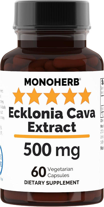 MONOHERB Ecklonia Cava Extract 500 mg - 60 Cápsulas Vegetarianas – Image 1