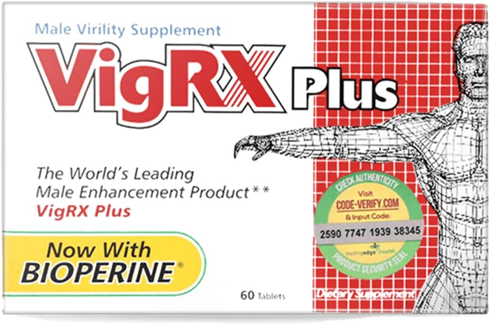VigRX Plus - Suplemento Herbal para la Vitalidad Masculina - 60 Comprimidos (3 Cajas)