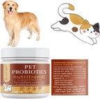 NTCARE Probióticos en Polvo para Perros y Gatos - Fórmula Veterinaria con Enzimas Digestivas y Prebióticos, 100g