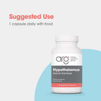 Allergy Research Group ARG Hypothalamus - Suplemento Glandular de Hipotálamo Bovino Liofilizado, 500 mg, 100 Cápsulas