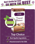 Amber NaturalZ TYD Thyroid Balance - Suplemento herbal para tiroides en mascotas