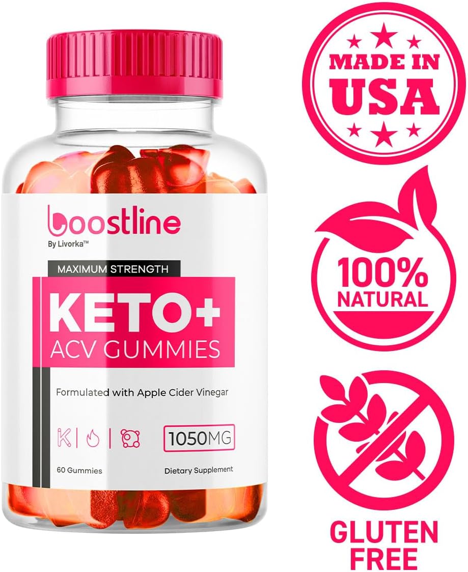 Boostline Keto ACV Gummies - 60 Gominolas para 30 Días