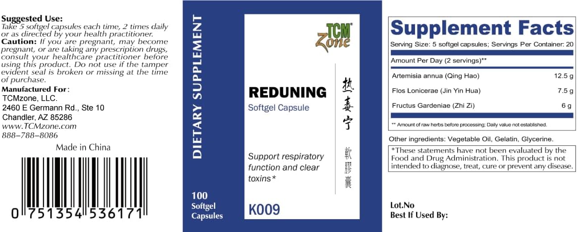 TCM ZONE Respiratory Formula K009