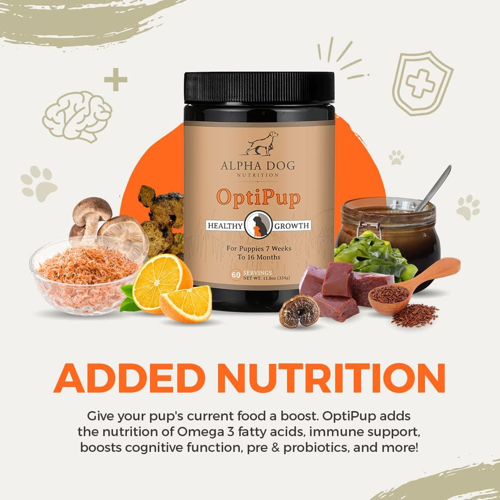 Alpha Dog Nutrition OptiPup All-in-1 Puppy Multivitamin - 60 Servings