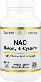 Lake Avenue Nutrition N-Acetil-L-Cisteína, 600 mg, 120 Cápsulas Vegetales