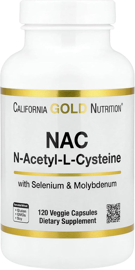 Lake Avenue Nutrition N-Acetil-L-Cisteína, 600 mg, 120 Cápsulas Vegetales
