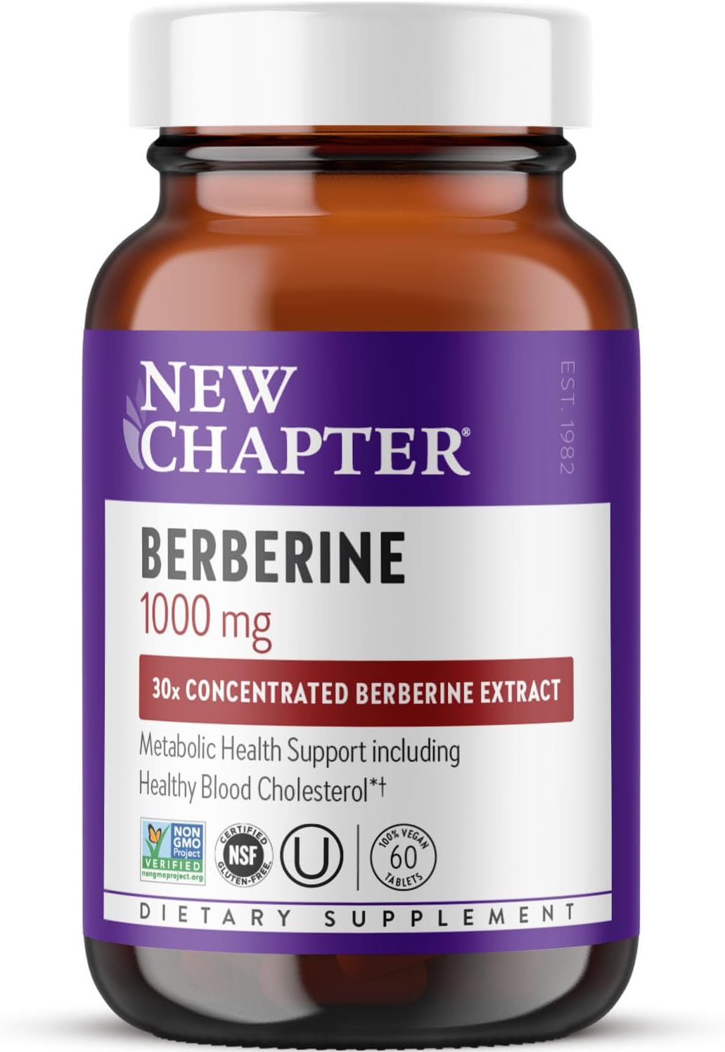 New Chapter Berberina 1000 mg, 60 Comprimidos