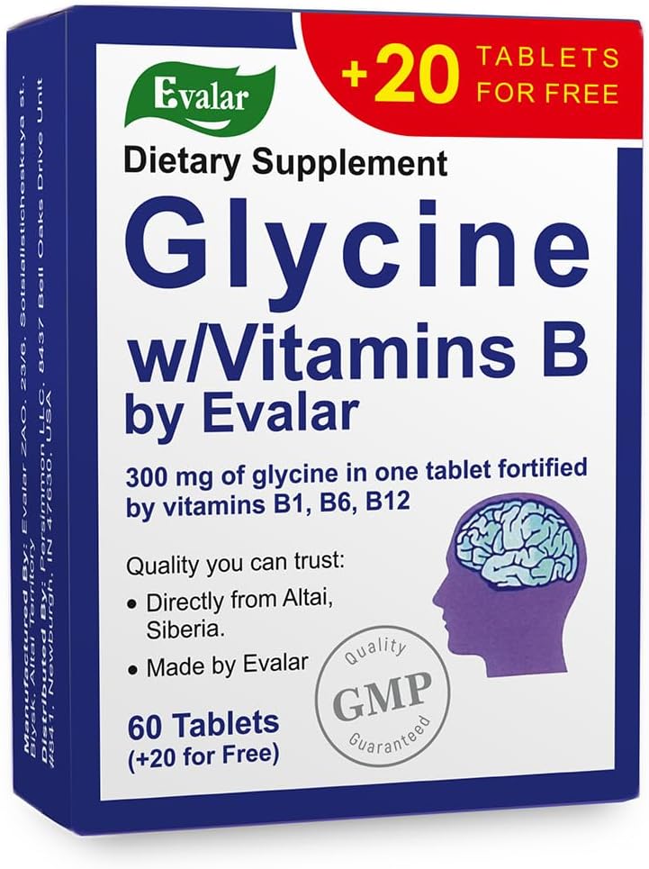Glycine Forte de Evalar – 60 comprimidos