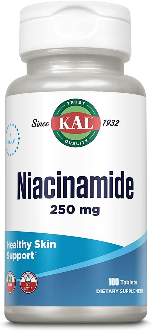 Kal Niacinamida 250 mg, 100 comprimidos