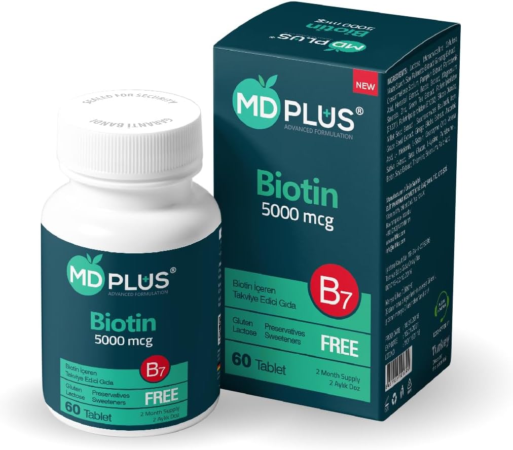 HairMD Md Plus Advanced Hair Biotin 5000 µg 60 tabletas
