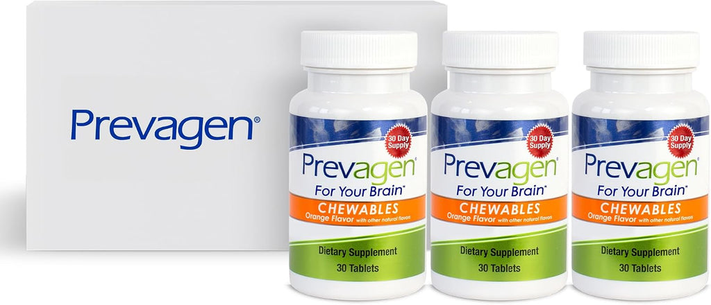Prevagen Regular Strength Comprimidos Masticables Sabor Naranja - 90 Comprimidos (Suministro para 3 Meses)