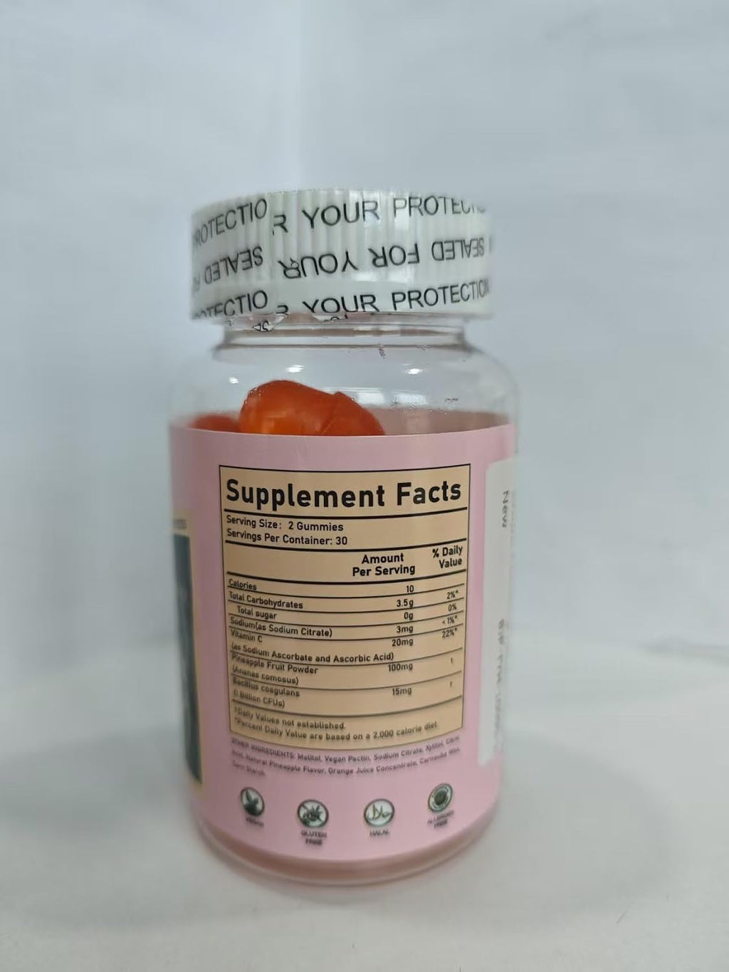 SUWENY Gominolas de Piña para Mujer - Fórmula Premium de Equilibrio Femenino, 60 Gomitas