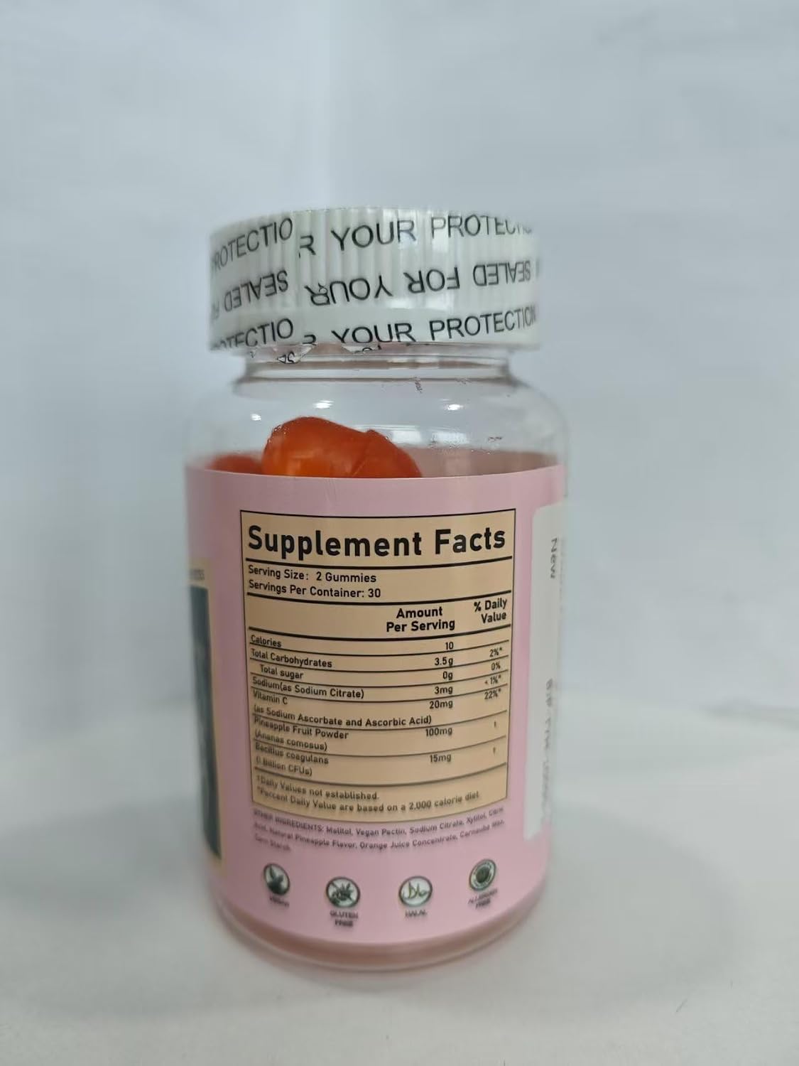 SUWENY Gominolas de Piña para Mujer - Fórmula Premium de Equilibrio Femenino, 60 Gomitas