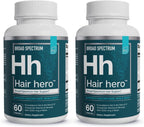 Essential Elements Hair Hero - Biotina 5000 mcg para hombres, 60 cápsulas (pack de 2)