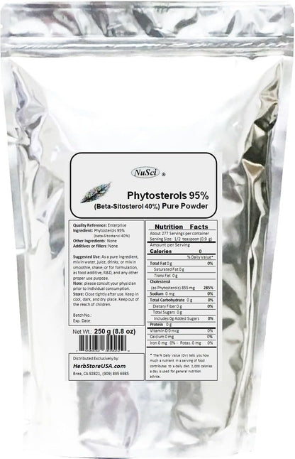 NuSci Phytosterol Beta-Sitosterol Pure Powder (100 g) – Image 2